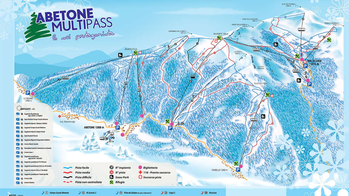 Mappa SkiArea