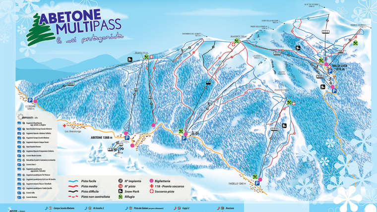 Mappa SkiArea