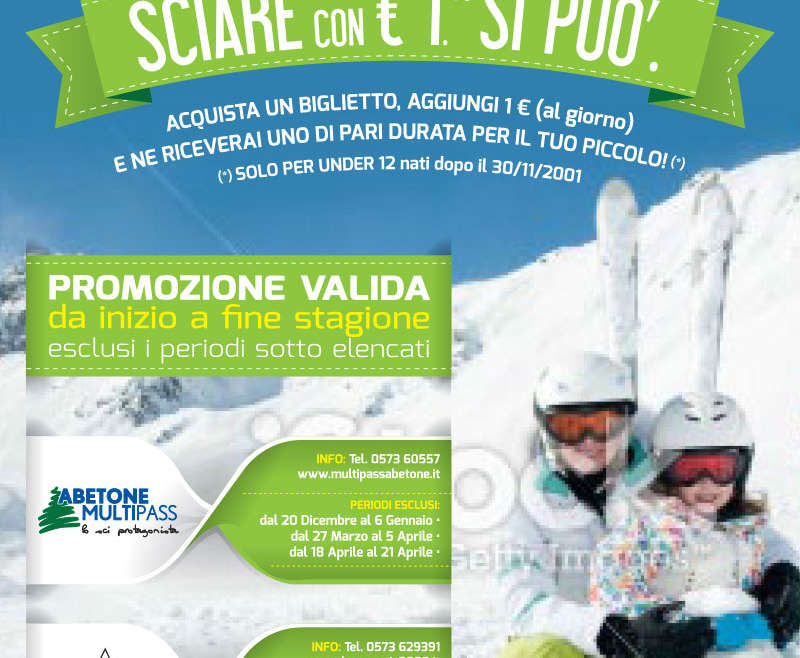 Under 12 sciano ad 1 Euro al Giorno