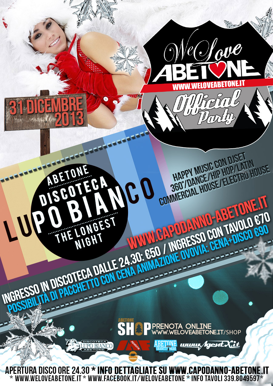 lupo bianco discoteca we love abetone 2013