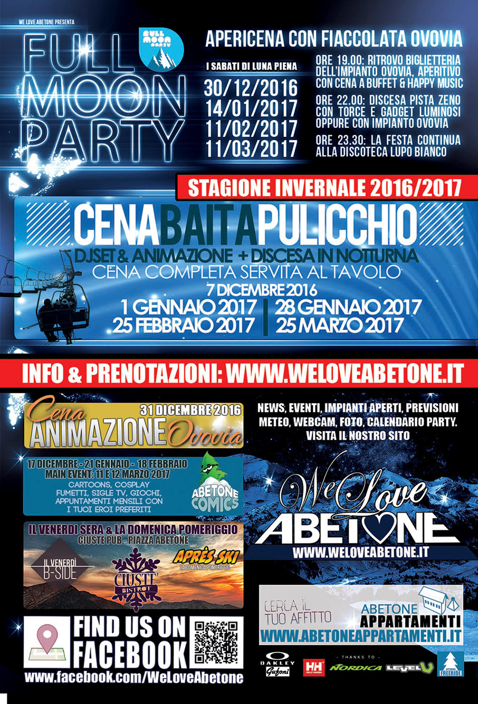 abetone eventi 2017