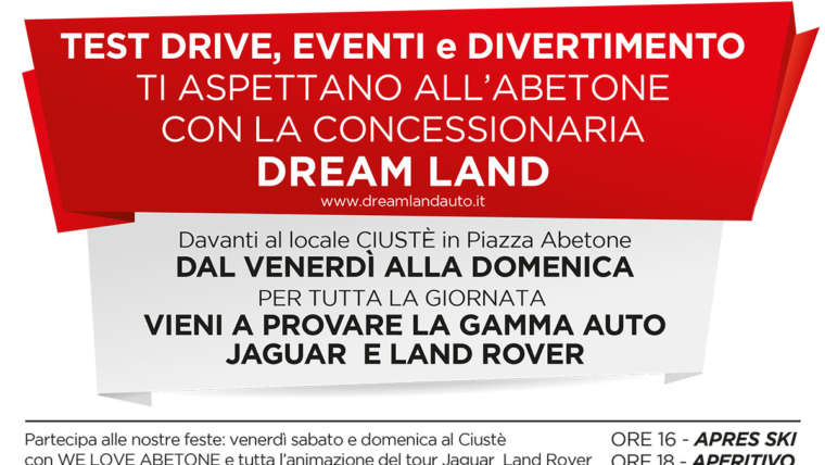Cena Animazione Ovovia Abetone con ospite PAOLO RUFFINI – Tour  Jaguar & LandRover
