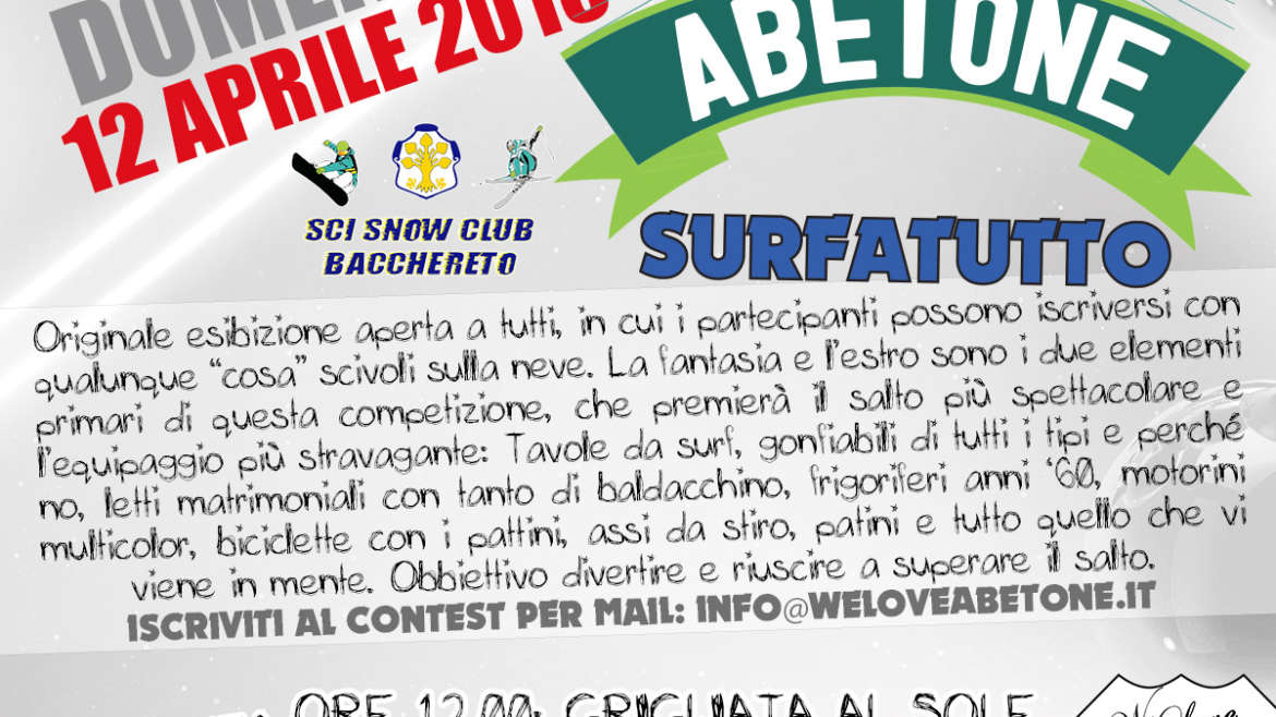 3° Surfatutto Contest | Domenica 12 Aprile 2015