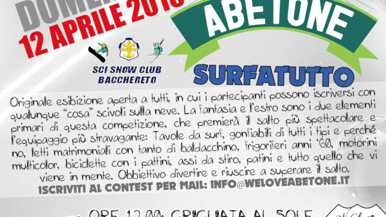 3° Surfatutto Contest | Domenica 12 Aprile 2015