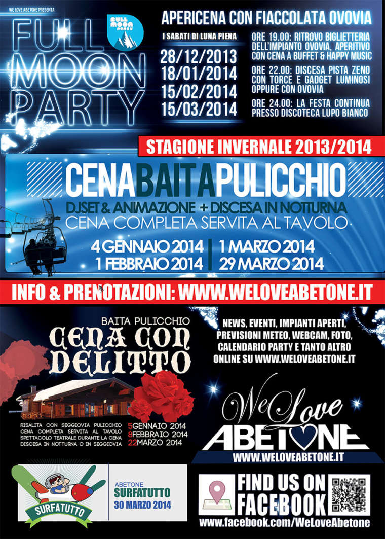 Eventi WeLoveAbetone @ Ovovia/Pulicchio