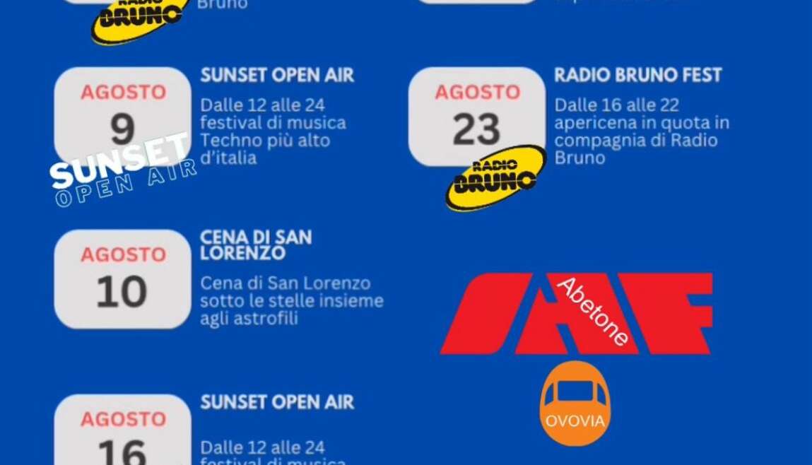 Eventi estate 2025